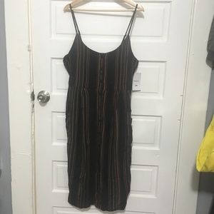 NWT! RVCA Black Sun Dress